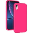 thumbnail image 1 of Compatible with iPhone XR Case, Drop Protection Liquid Silicone Gel Rubber Full Body Bumper Cover with Soft Microfiber Shockproof Phone Case for iPhone XR 6.1", Hot Pink, 1 of 14