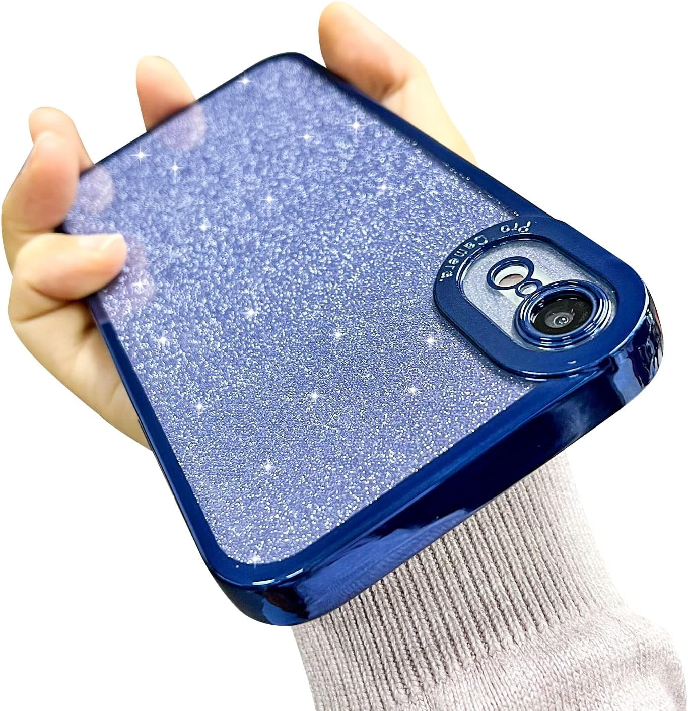 Compatible with iPhone XR Case Glitter Luxury Cute Clear Flexible