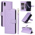 thumbnail image 1 of Compatible with iPhone XR Case, Premium Leather iPhone XR Wallet Book Case Magnetic Flip RFID Blocking Credit Card Holder Kickstand with Wrist Strap Shock Absorbing Case, Purple, 1 of 11