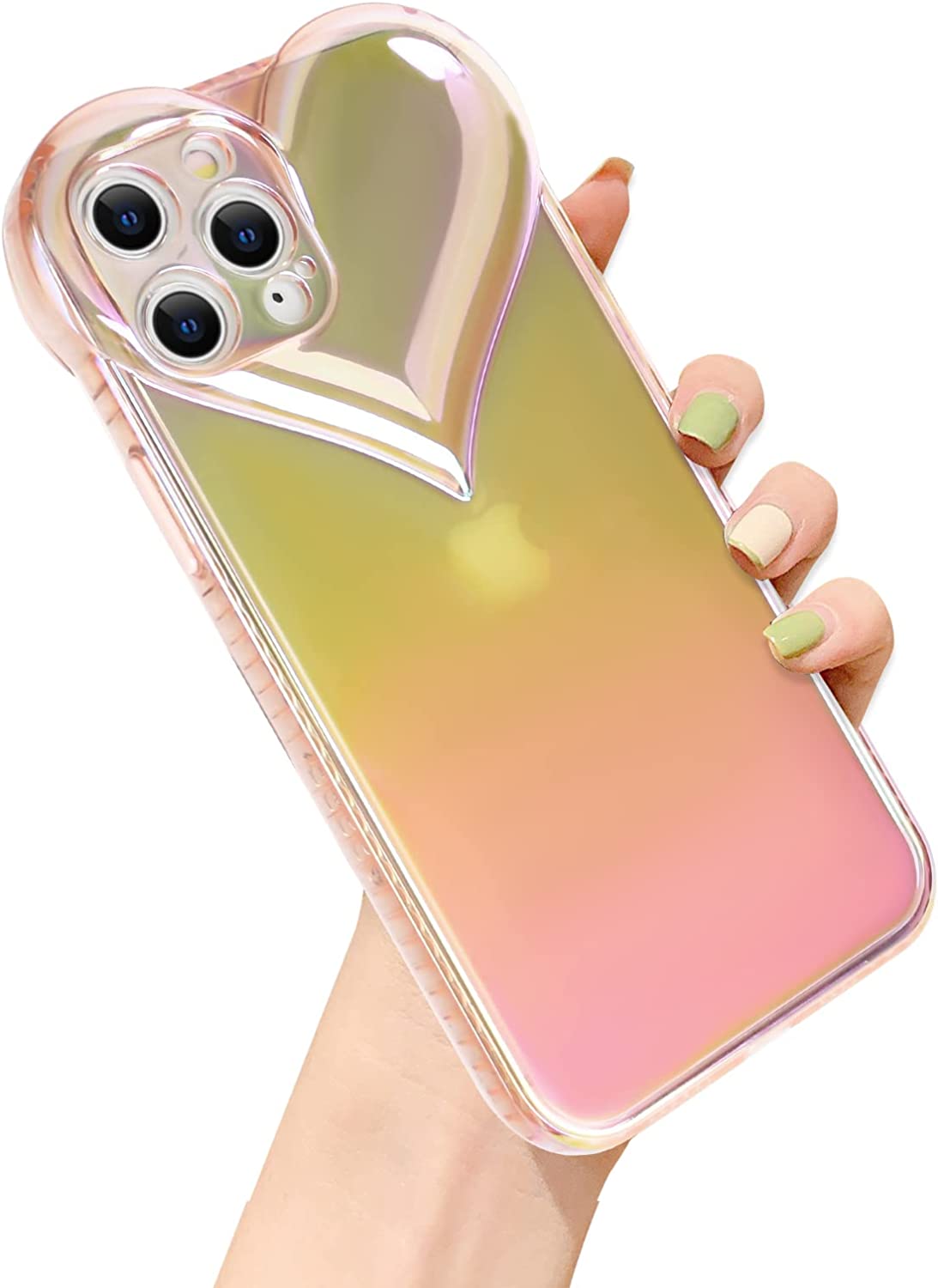 Compatible with iPhone XR Case for Women Girls,Soft TPU Love Heart Cute