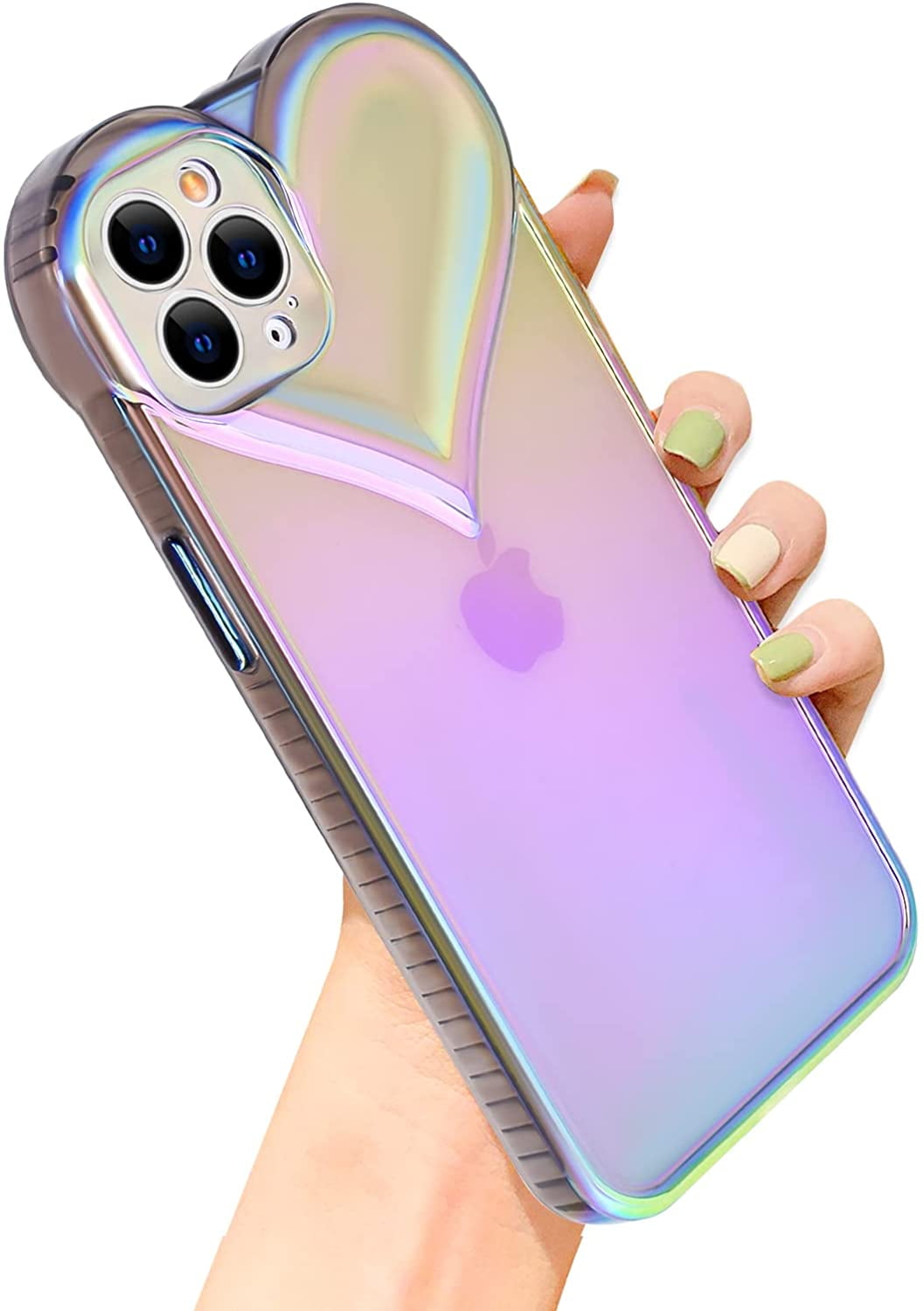 Cute Square Gradient Laser iPhone 13 12 11 Pro Max Case iPhone 