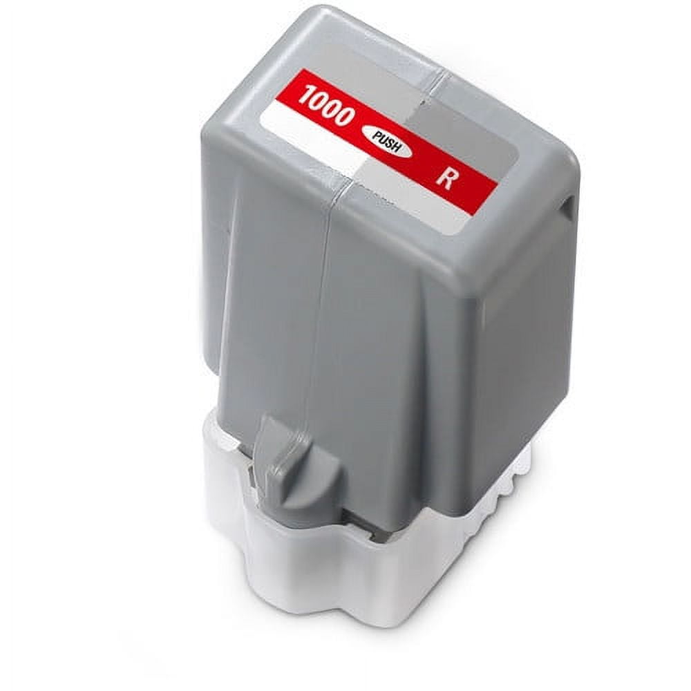 Compatible inkjet cartridge for Canon PFI-1000R - red