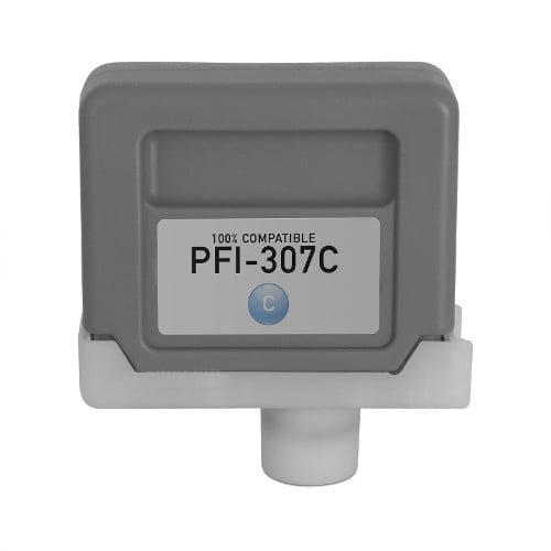Compatible inkjet cartridge for Canon PFI-307C - cyan