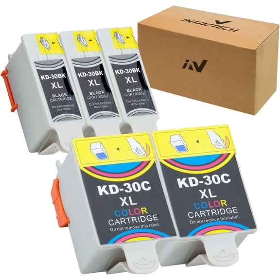 Compatible k Cartridges  30XL Combo Pack for  ESP 3.2 C110 C310 C315 Office 2150 2170 Hero 3.1 5.1 Series Prter (3 Black, 2 Color)
