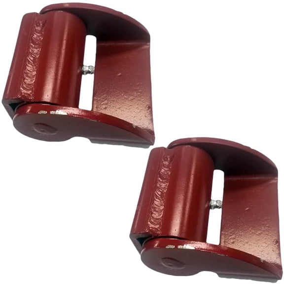 Compatible to Guardian Gorilla Driveway Gate Hinge Heavy Duty - Flat Mount Prime Coated (Pair)