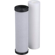 Compatible to Watts Premier 560088 Lead, Cyst, VOC Carbon Block Two Stage Replacement, 1 pack, Filter Pack