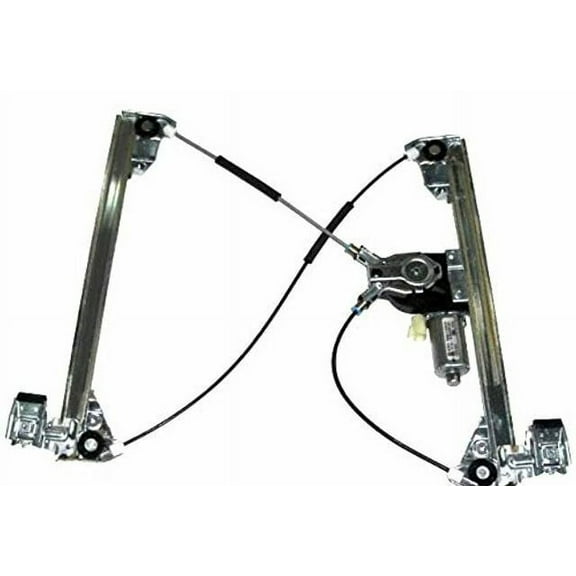 Compatible with 03-09 Hummer H2 Right Pass Front Window Motor & Regulator w/out Auto Down