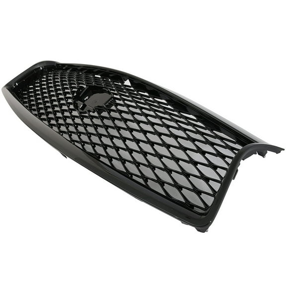 Compatible with 14-17 Infiniti Q50 Sedan Eau Rouge Concept Mesh Grille in GLOSS Black