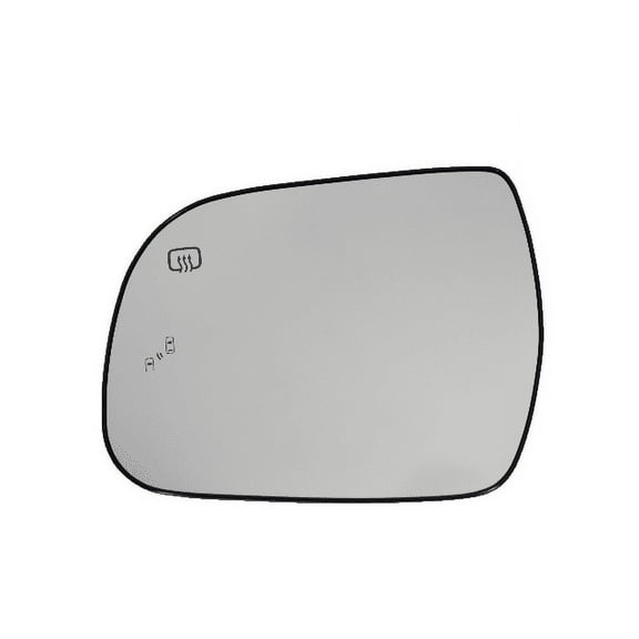 Compatible with 18-20 Toyota Sienna Left Driver Heated with Blind Spot Mirror Glass w/Holder Genuine OE