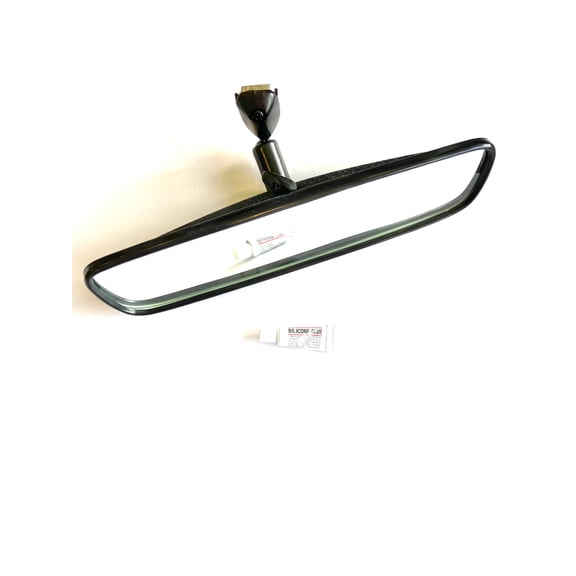 Compatible with 1970-1981 Camaro and Firebird Inner Rear View Mirror Assembly (Black)