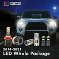 thumbnail image 1 of Compatible with 2014-2020 TOYOTA 4Runner Whole LED Replacement Package (low high beam headlight, fog light, turn signal, interior light...), 1 of 5