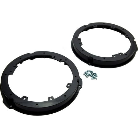 Compatible with 2015-2018 F-150 Truck HA-825605 Rear Factory to 6.5" Speakers Adapters Kit