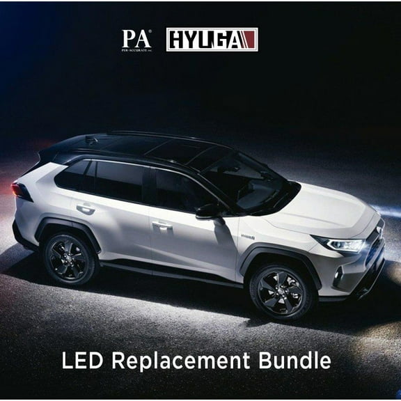 Compatible with 2019-2021 TOYOTA RAV4 LED Whole Replacement Package (fog light, turn signal, reverse light, map light, dome light...)