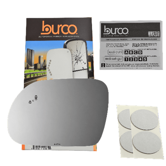 Compatible with 2020-2023 Kia Soul Driver Side Mirror Glass w/ Blind Spot Icon Symbol, No Rear Mount