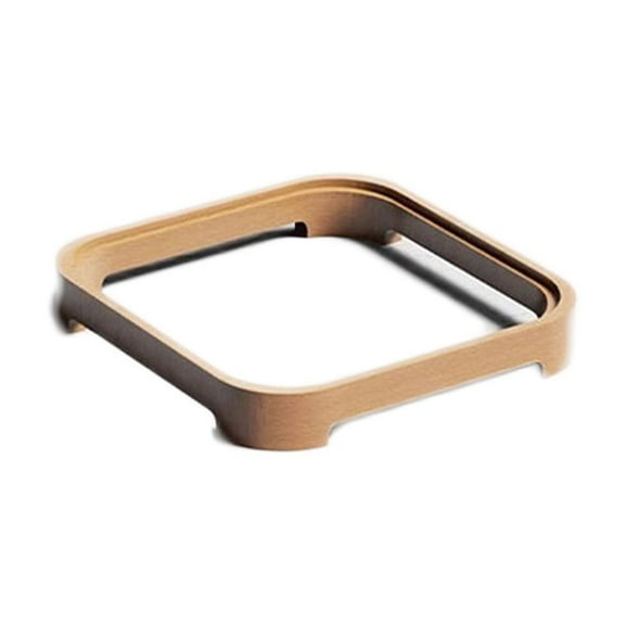 Compatible with 2024 Mac Mini M4 Stand Accessories,Walnut Wood Desk Stand for Mac Mini M4 Mount,The Cooling Dust Proof Base DIY Accessories