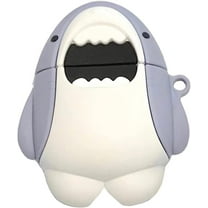 Compatible with AirPods 3 Case, Soft Silicone Shark Shape Cartoon Fashion Design for AirPods 3 Case Cover (2021)
