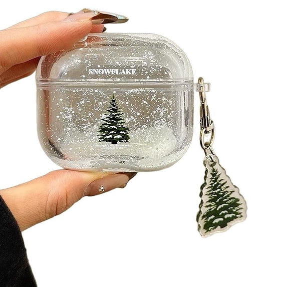 Compatible with AirPods 4 Case, Cute Christmas Tree Aesthetic AirPod 4 ...