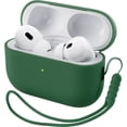 thumbnail image 1 of Compatible with AirPods Pro 2 Case 2022, Full Protective Hybrid Silicone for AirPods Pro 2nd Generation Case, Front LED Visible Skin Cover, 1 of 15