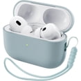 thumbnail image 1 of Compatible with AirPods Pro 2 Case 2022, Full Protective Hybrid Silicone for AirPods Pro 2nd Generation Case, Front LED Visible Skin Cover, 1 of 8