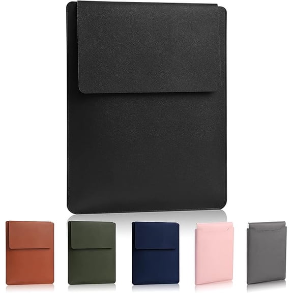 Compatible with Apple 13.3/14-Inch Laptop Case, Padded Protective Sleeve, Portable (Black)