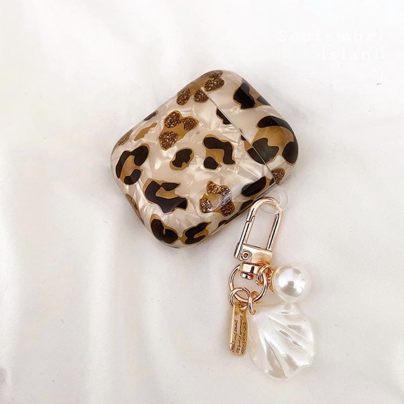 Compatible with Apple, Compatible with Apple , Luxury Headset Case For AirPods Pro 3 Retro Leopard Pattern Soft Earphone Case