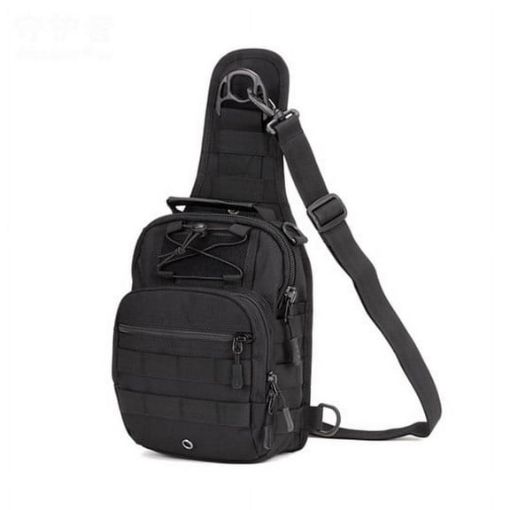 Compatible with Apple, Hamburg Tactical Chest Bag IPAD Riding Shoulder Bag Outdoor Messenger Bag Leisure Bag Four-Use Backpack,Army green 15L