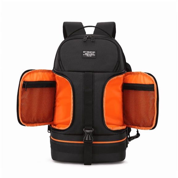Compatible with Apple, Photo Video Waterproof Shoulders Backpack Night Refelctor Line Tripod Case Fit 15.6inch Laptop For Camera,Violet
