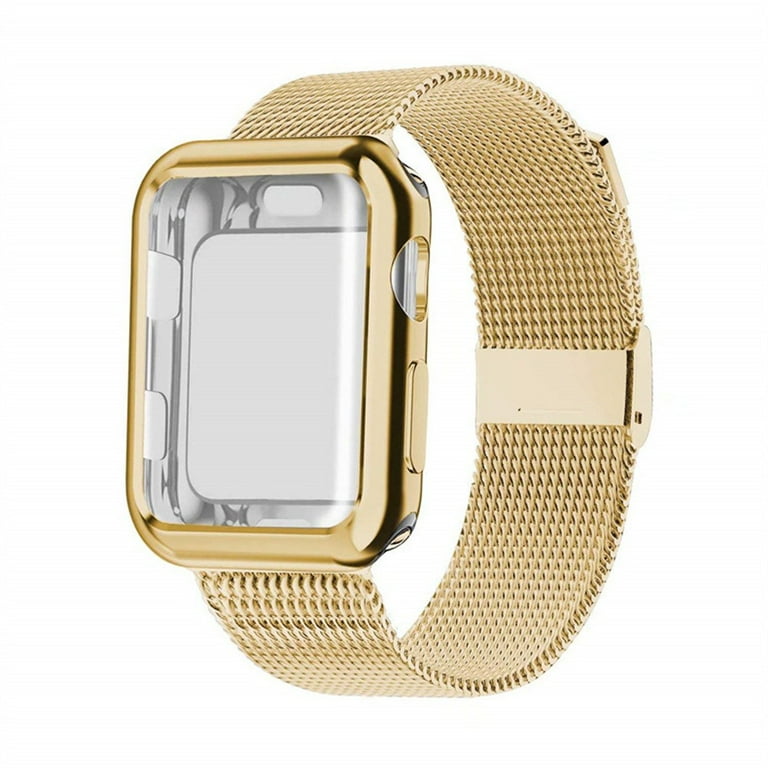 Apple watch 44mm gold milanese cheap loop