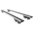 thumbnail image 1 of Compatible with Audi A6 (C7) Avant 2011-2018 HOOK Model Car Roof Rack Cross Bar Grey Aluminium 2 Bars, 1 of 8