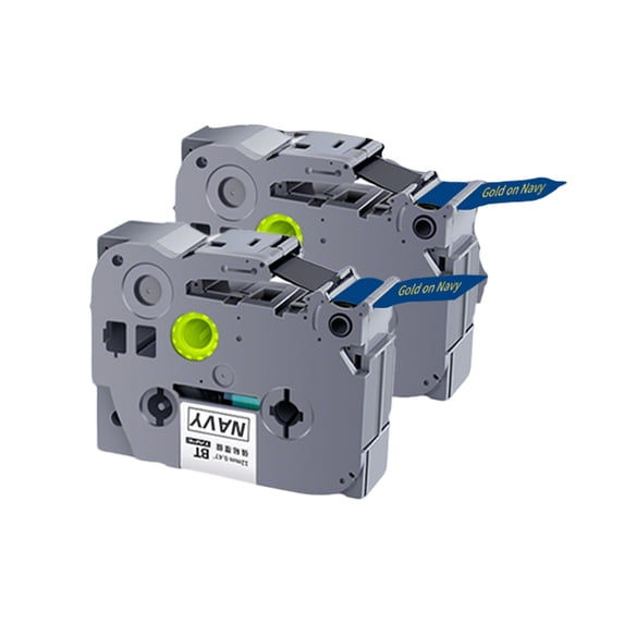 Compatible with Brother TZe Replacement Laminated with PT-D220/D210/H110/D200/D400/1280/D610BT & 100+ P-Touch Models