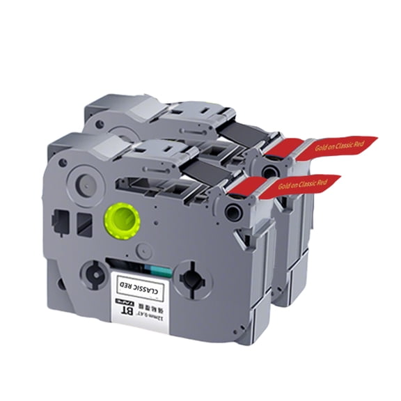 Compatible with Brother TZe Replacement Laminated with PT-D220/D210/H110/D200/D400/1280/D610BT & 100+ P-Touch Models