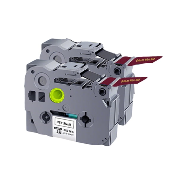 Compatible with Brother TZe Replacement Laminated with PT-D220/D210/H110/D200/D400/1280/D610BT & 100+ P-Touch Models