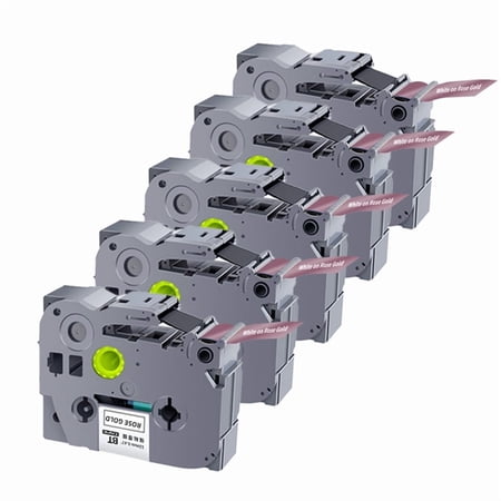 Compatible with Brother TZe Replacement Laminated with PT-D220/D210/H110/D200/D400/1280/D610BT & 100+ P-Touch Models