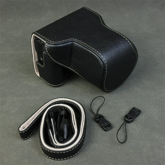 Compatible with Canon R50V + 14-30 Lens Camera Bag Leather Case R150V Camera Protective Case Storage Bag Shell