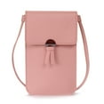 thumbnail image 1 of Compatible with Cell Phone Bag, Multi-pocket Crossbody Pouch with Shoulder Strap-pink, 1 of 5
