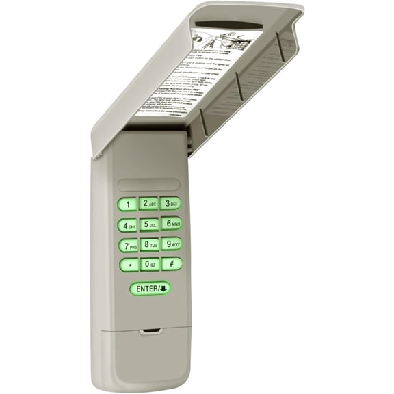 Compatible with Chamberlain 940EV-P2 wireless universal garage door opener keypad.