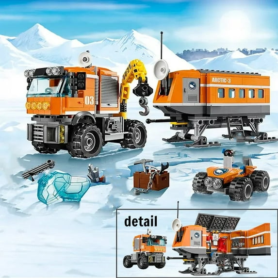 Compatible with City series building blocks Arctic mobile exploration ...