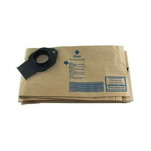 Compatible with Clarke Vacuum 10 Gallon Tank Paper Bags For SQ400 Model 5PK # 302001493