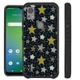 thumbnail image 1 of Compatible with Cricket Icon 5; Hybrid Fusion Guard Phone Case Cover (Night Stars), 1 of 2