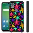 thumbnail image 1 of Compatible with Cricket Icon 5; Hybrid Fusion Guard Phone Case Cover (Pink Starlight), 1 of 2