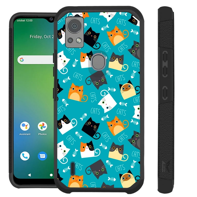 Compatible with Cricket Icon 5; Hybrid Fusion Guard Phone Case