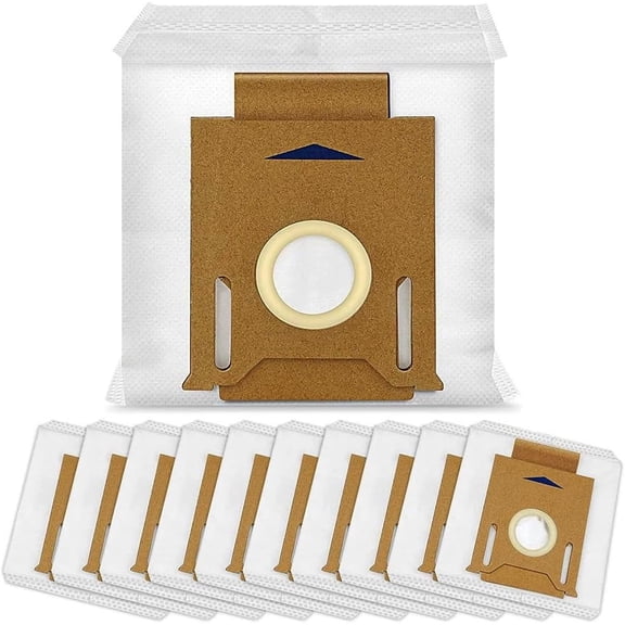 Compatible with Ecovacs Deebot OZMO T8 AIVI N8 Pro Plus N10 PLUS T9+ Yeedi Vacuum Robot Dust Bags, 10 Pack Replacement 2.5L Auto-Empty Station Bags