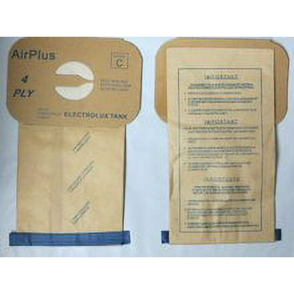 Compatible with Electrolux Canister Vacuum Bags - 100 bags