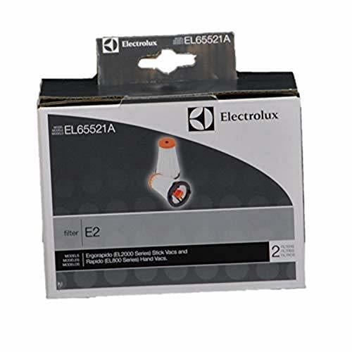 Compatible with Electrolux EL65521A-2 Filter, E2 Pleated Ergorapido/Rapido Stick Vac 2Pk
