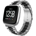 thumbnail image 1 of Compatible with Fitbit Versa/Lite/Versa2 Watch Bands for Women Men Stainless Steel Metal Replacement Watch Strap, 1 of 11