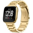 thumbnail image 1 of Compatible with Fitbit Versa/Lite/Versa2 Watch Bands for Women Men Stainless Steel Metal Replacement Watch Strap, 1 of 11