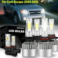 thumbnail image 1 of Compatible with Ford ESCAPE 2005-2006 6000K 6pcs LED Headlight High Low+Fog Light Bulbs Kit, 1 of 12