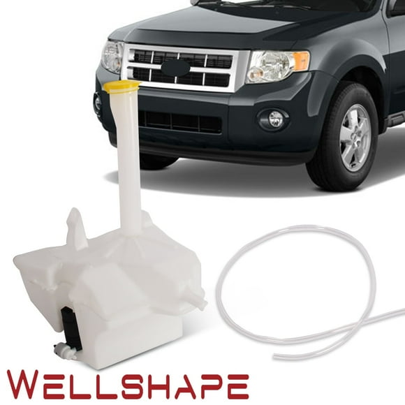 JX RACING Compatible with Ford Escape 2008-2012 Windshield Washer Reservoir With Cap&Pump 8L8Z17618A