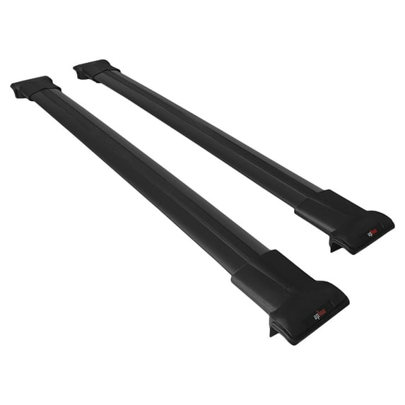 Compatible with Ford Expedition 2018-2024 FLY Model Car Roof Rack Cross Bar Black Aluminium 2 Bars