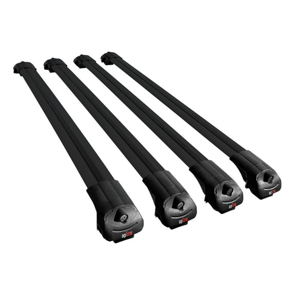 Compatible with Ford Transit 2014-2025 ACE-1 Car Roof Rack Cross Bar Black Aluminium 4 Bars